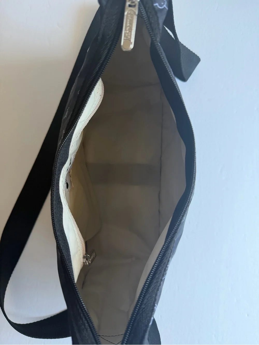 Lesportsac Classic Hobo Miffy Black Stencil